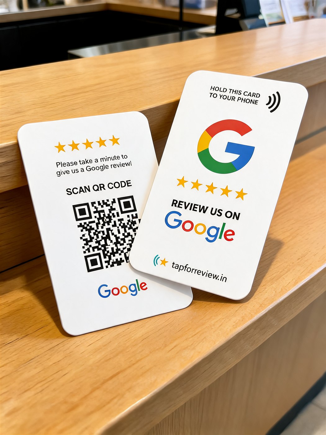 Smart Tap Google Review Card