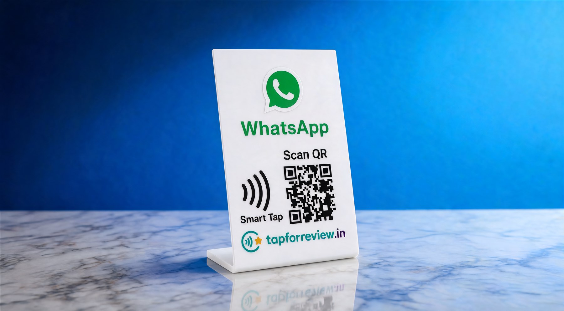 Smart Tap WhatsApp Stand